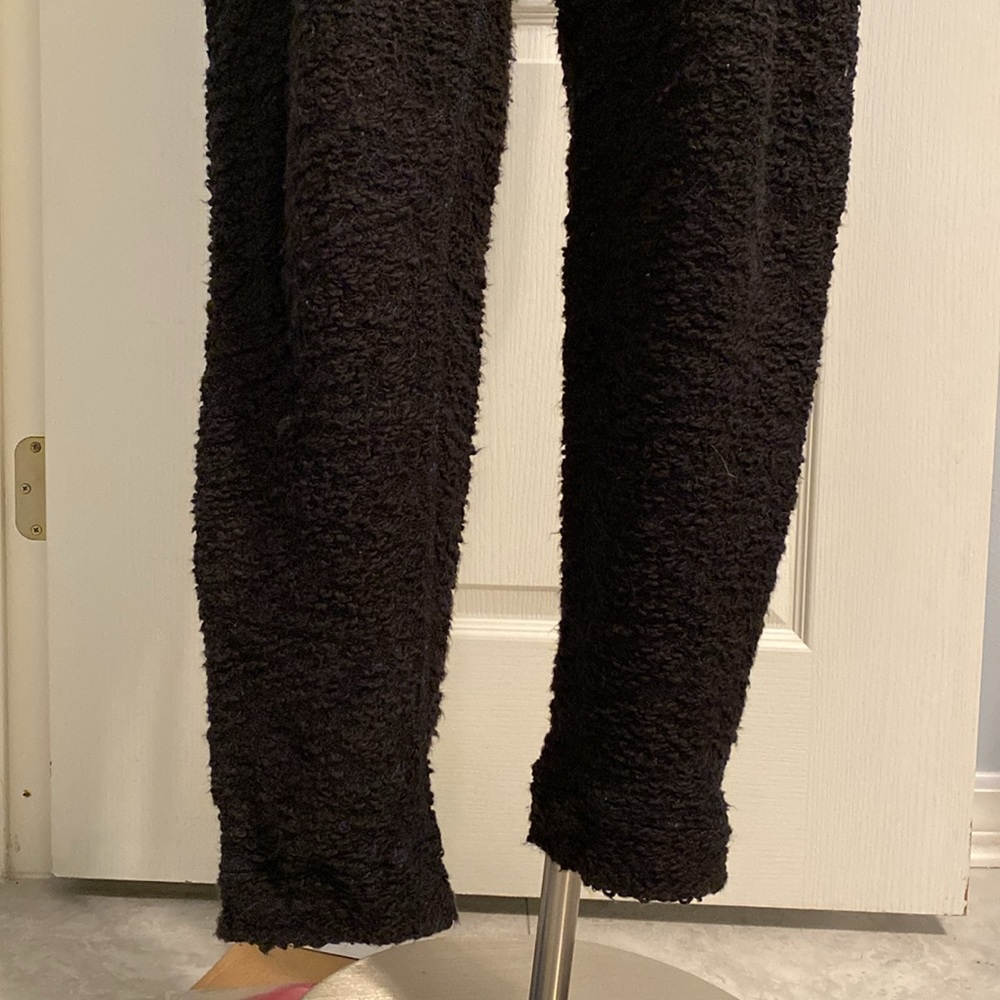 Faherty Brand Black Drawstring Joggers Medium - image 3